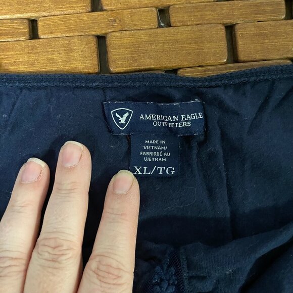 American Eagle Outfitters AEO Navy Lacy Camisole, XL - Picture 6 of 7